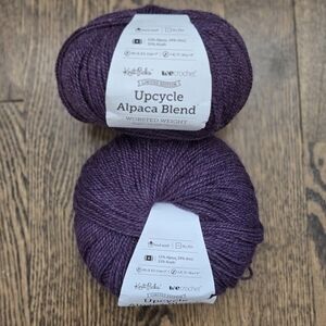 2 Balls Of Upcycle Alpaca Blend Yarn